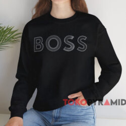 Boss Logo Graphic T-shirt 4 Boss Logo Graphic T shirt Black Sweatshirt