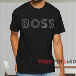 Boss Logo Graphic T shirt Black T shirt