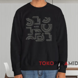 Boss Typographic Artwork T-shirt 3 Boss Typographic Artwork T shirt Black Sweatshirt
