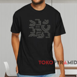 Boss Typographic Artwork T shirt Black T shirt