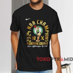 Boston Celtics 18 time 2024 Nba Finals Champions Shirt Black T shirt