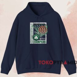 Boston Celtics 2024 Eastern Conference Champions Full Court Trap Shirt Navy Hoodie