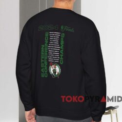 Boston Celtics 2024 Eastern Conference Champions Jump Ball Shirt Black Sweatshirt