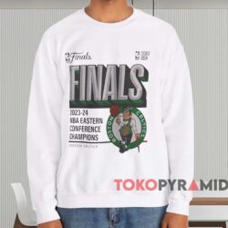 Boston Celtics 2024 Eastern Conference Champions Locker Room Shirt 4 Boston Celtics 2024 Eastern Conference Champions Locker Room Shirt White Sweatshirt