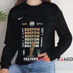 Boston Celtics 2024 NBA Finals Champions Celebration Expressive Shirt 3 Boston Celtics 2024 Nba Finals Champions Celebration Expressive Shirt Black Sweatshirt
