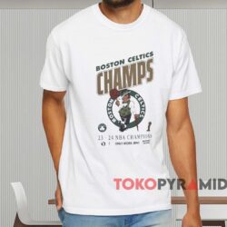 Boston Celtics 2024 Nba Finals Champions Celebration Roster Shirt White T shirt