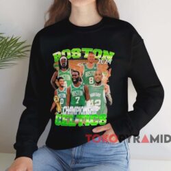 Boston Celtics 2024 Team Player Championship Shirt Black Sweatshirt