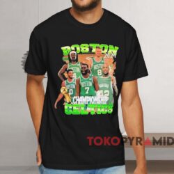 Boston Celtics 2024 Team Player Championship Shirt Black T shirt