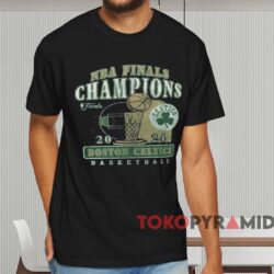Boston Celtics '47 2024 Nba Finals Champions Courtside Franklin Shirt Black T shirt