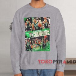 Boston Celtics Eastern Conference Finals 2024 Champions Photo Shirt 3 Boston Celtics Eastern Conference Finals 2024 Champions Photo Shirt Grey Sweatshirt