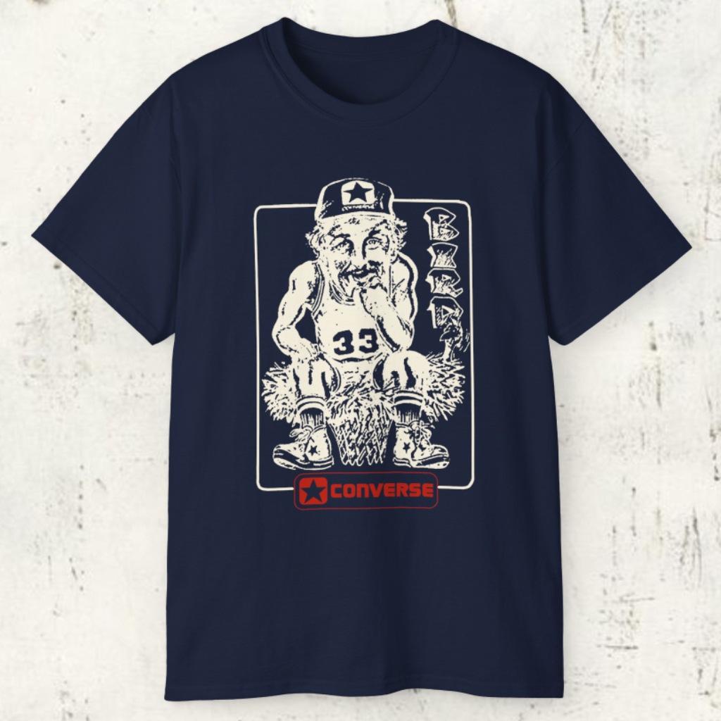 Boston Celtics Larry Bird Converse T shirt Boston Celtics Larry Bird Converse T shirt