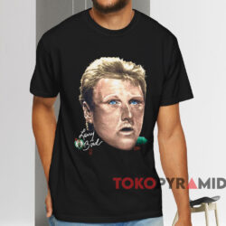 Boston Celtics Larry Bird Face T shirt sevsvs