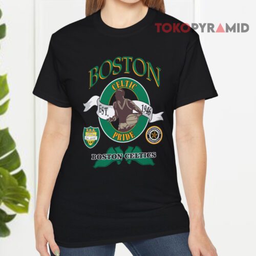 Boston Celtics Pride Est 1946 Black T shirt Boston Celtics Pride Est 1946 Black T shirt