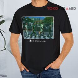 Boston Celtics The Green Line Black T shirt