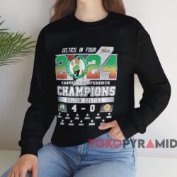 Boston Celtics Win 4 – 0 Indiana Pacers 2024 Eastern Conference Champions Shirt 4 Boston Celtics Win 4 0 Indiana Pacers 2024 Eastern Conference Champions Shirt Black Sweatshirt