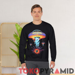 Boston Classic Spaceship Distressed Rare Shirt 2 Boston Classic Spaceship Distressed Vintage Rare Sweatshirt