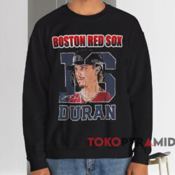 Boston Red Sox 16 Jarren Duran Signature Shirt 4 Boston Red Sox 16 Jarren Duran Signature Shirt Black Sweatshirt