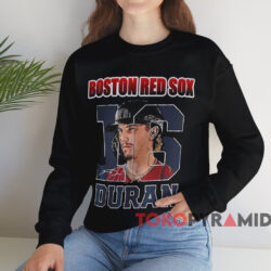 Boston Red Sox 16 Jarren Duran Signature Shirt 3 Boston Red Sox 16 Jarren Duran Signature Shirt Black Sweatshirt