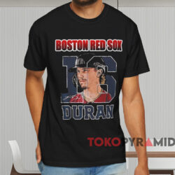 Boston Red Sox 16 Jarren Duran Signature Shirt Black T shirt