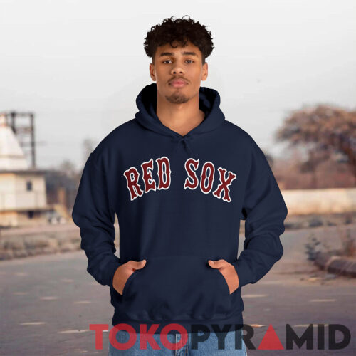 Boston Red Sox Logo Text Shirt Hoodie Boston Red Sox Logo Text Shirt Hoodie