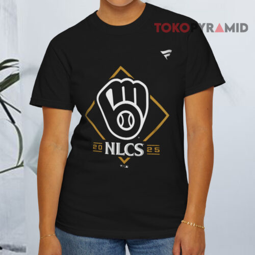 Brewers Nlcs 2025 Black T shirt Brewers Nlcs 2025 Black T shirt