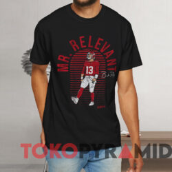 Brock Purdy Mr Relevant Shirt Black T shirt