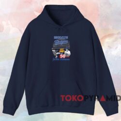 Brooklyn Dodgers Jackie Robinson 50 Years Shirt 2 Brooklyn Dodgers Jackie Robinson 50 Years Shirt Navy Hoodie