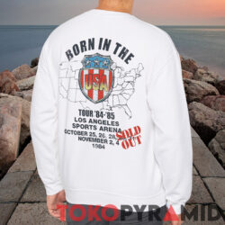 Bruce Springsteen Born In The Usa Shirt 2-sided 4 Bruce Springsteen Born In The Usa Shirt Back Sweatshirt