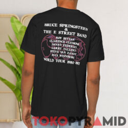 Bruce Springsteen Tour 1981 Shirt 2-sided 2 Bruce Springsteen Tour 1981 Shirt 2 sided Back T shirt