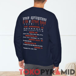 Bruce Springsteen Tour 1999 Shirt 2-sided 4 Bruce Springsteen Tour 1999 Shirt 2 sided Back Sweatshirt