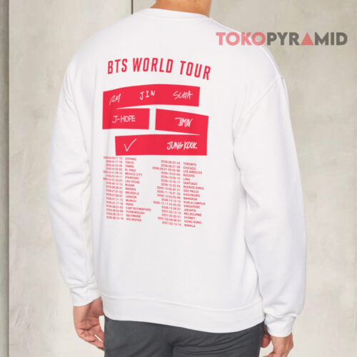 Bts World Tour 2026 Signatures Sweatshirt Back