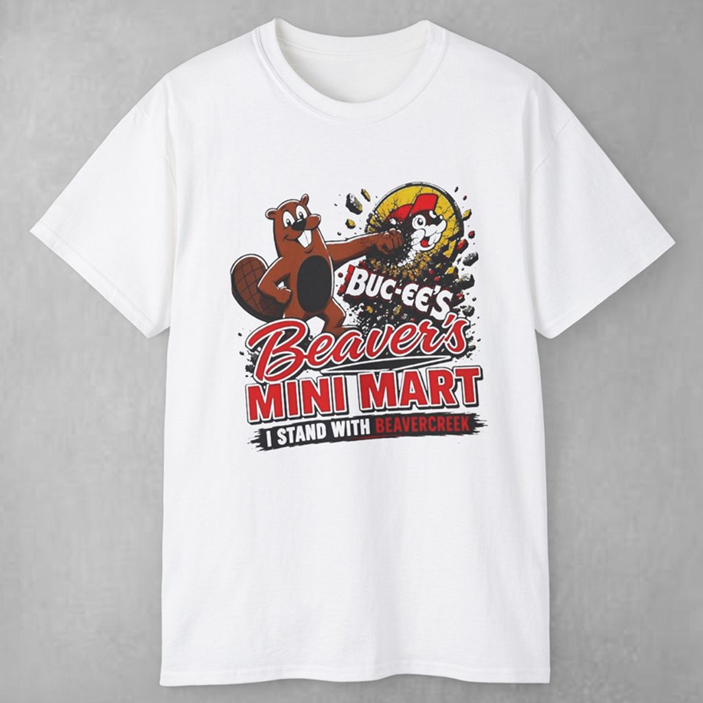 Buc ee's Beaver's Mini Mart I Stand with Beavercreek T Shirt Buc ee's Beaver's Mini Mart I Stand with Beavercreek T Shirt