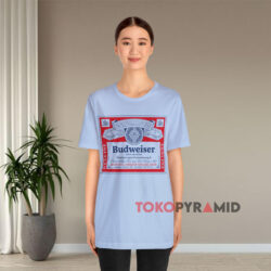 Budweiser Big Logo Shirt 4 Budweiser Big Logo Blue T shirt
