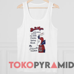 Budweiser Bud Man Florida Spring Break 1978 Shirt 4 Budweiser Bud Man Florida Spring Break 1978 Shirt White TankTop