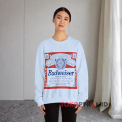 Budweiser Lager Beer Homage Blue Sweatshirt