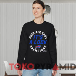 Buffalo Bills It’s A Lock 2023 Afc East Division Champions T shirt Black Sweatshirt
