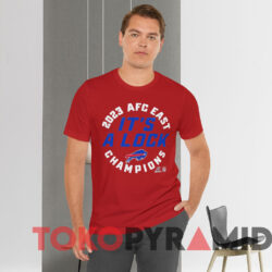 Buffalo Bills It’s A Lock 2023 Afc East Division Champions T shirt Red T shirt
