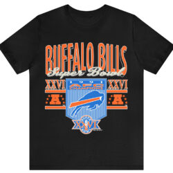 Buffalo Bills Super Bowl XXVI 1991 AFC Champions T-shirt 5 Buffalo Bills Super Bowl Xxvi 1991 Afc Champions T shirt