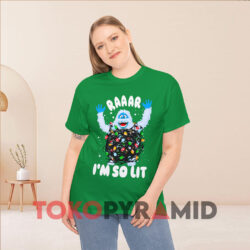 Bumble I'm So Lit Christmas Green T shirt