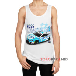 Busch Tona 500 Ross Chastain 1 T-Shirt 2 Busch Tona 500 Ross Chastain 1 White Tank Top