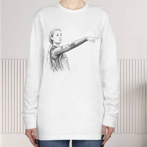 Caitlin Clark Indiana Fever Sketch Long sleeved Caitlin Clark Indiana Fever Sketch Long sleeved