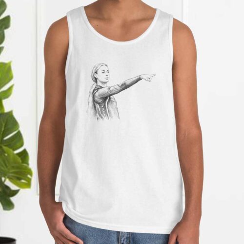Caitlin Clark Indiana Fever Sketch Tank Top Caitlin Clark Indiana Fever Sketch Tank Top