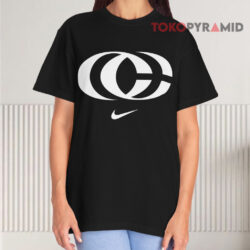Caitlin Clark Nike 2025 Logo Black T shirt