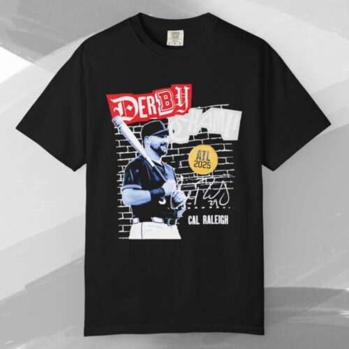 Cal Raleigh 2025 Derby Champion Signature T shirt Cal Raleigh 2025 Derby Champion Signature T shirt