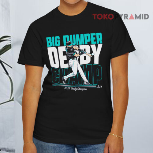 Cal Raleigh Big Dumper Derby Champ Black T shirt Cal Raleigh Big Dumper Derby Champ Black T shirt