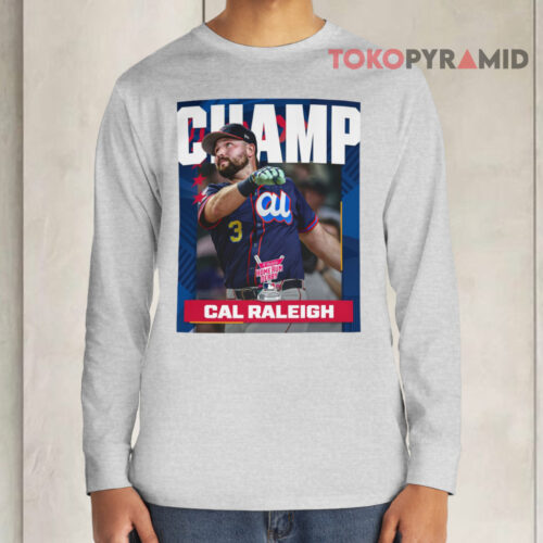 Cal Raleigh From Seattle Mariners Is The 2025 T Mobile Home Run Derby Champion Mlb Long sleeved Cal Raleigh From Seattle Mariners Is The 2025 T Mobile Home Run Derby Champion Mlb Long sleeved