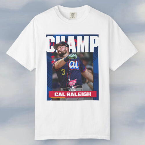 Cal Raleigh From Seattle Mariners Is The 2025 T Mobile Home Run Derby Champion Mlb T shirt Cal Raleigh From Seattle Mariners Is The 2025 T Mobile Home Run Derby Champion Mlb T shirt