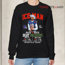 Caleb Williams Iceman Back 2 Back Beat Green Bay Packers Soldier Field Chicago Sweatshirt