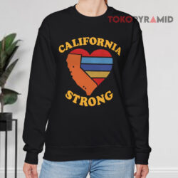 California Strong Heart Map Shirt 3 California Strong Heart Map Sweatshirt