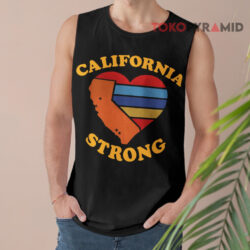 California Strong Heart Map Shirt 2 California Strong Heart Map Tank Top